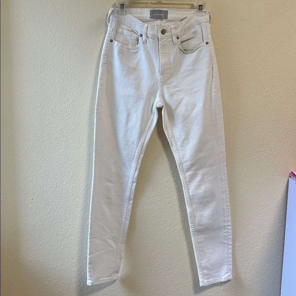 Everlane Off-White Denim Pants